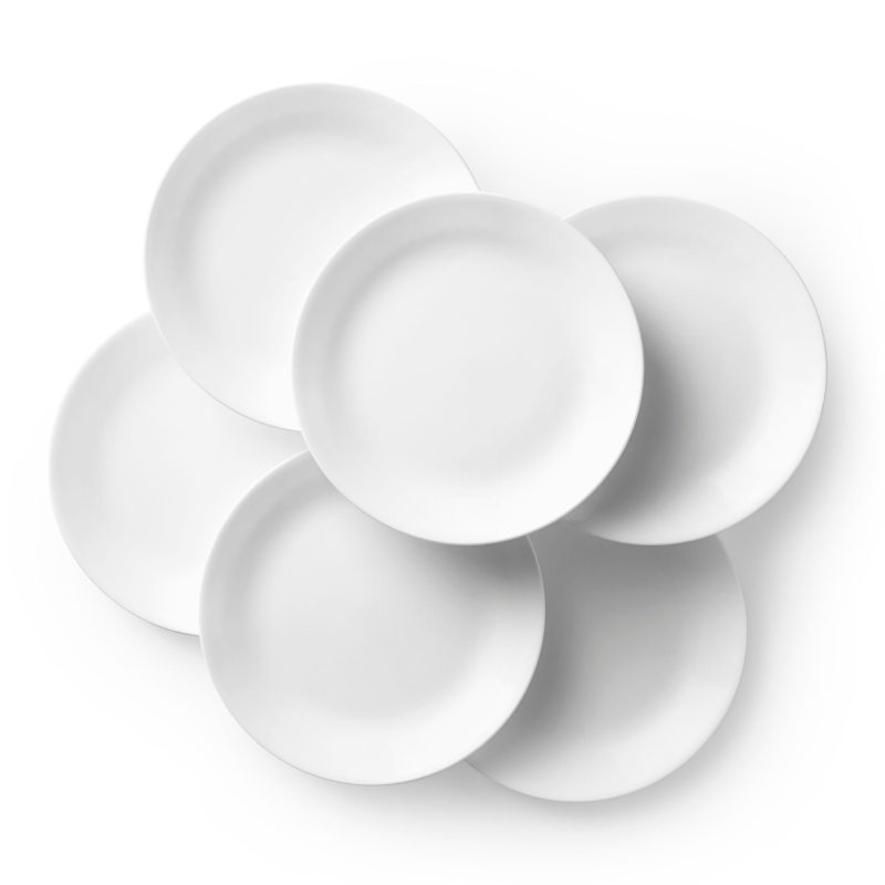 1107731 CO Tabletop Silo Square Winter Frost White Dinner 6pack 1Plate