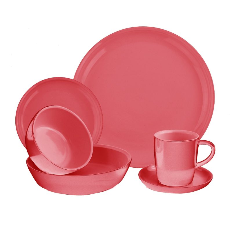 1124973 CW by CW Dinnerware Set Vermillion