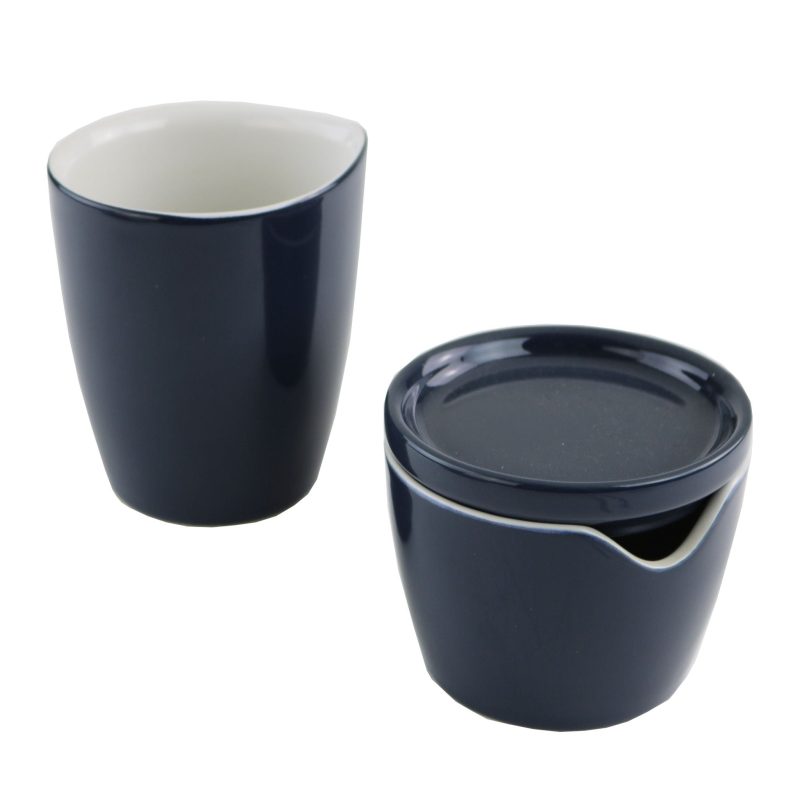 1125834 CW by CW Everyday Cream Sugar Set Midnight