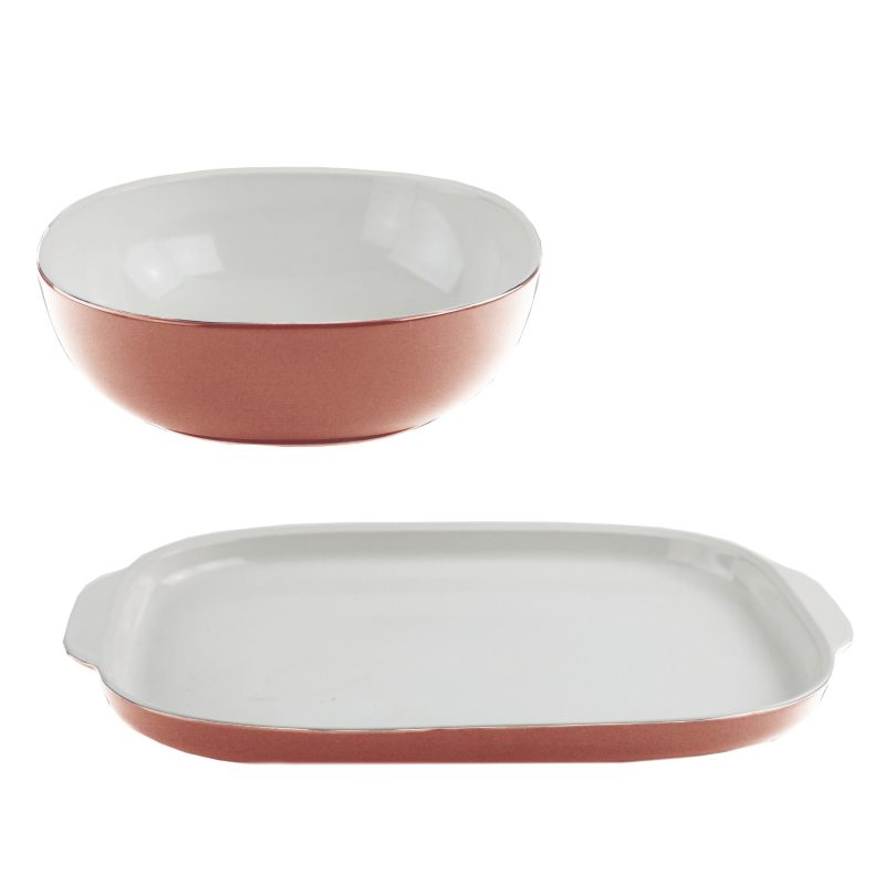 1125836 CW by CW Everyday Serving Set Red Clay