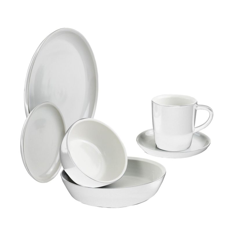 1125851 CW by CW Everyday Dinnerware Set Powder