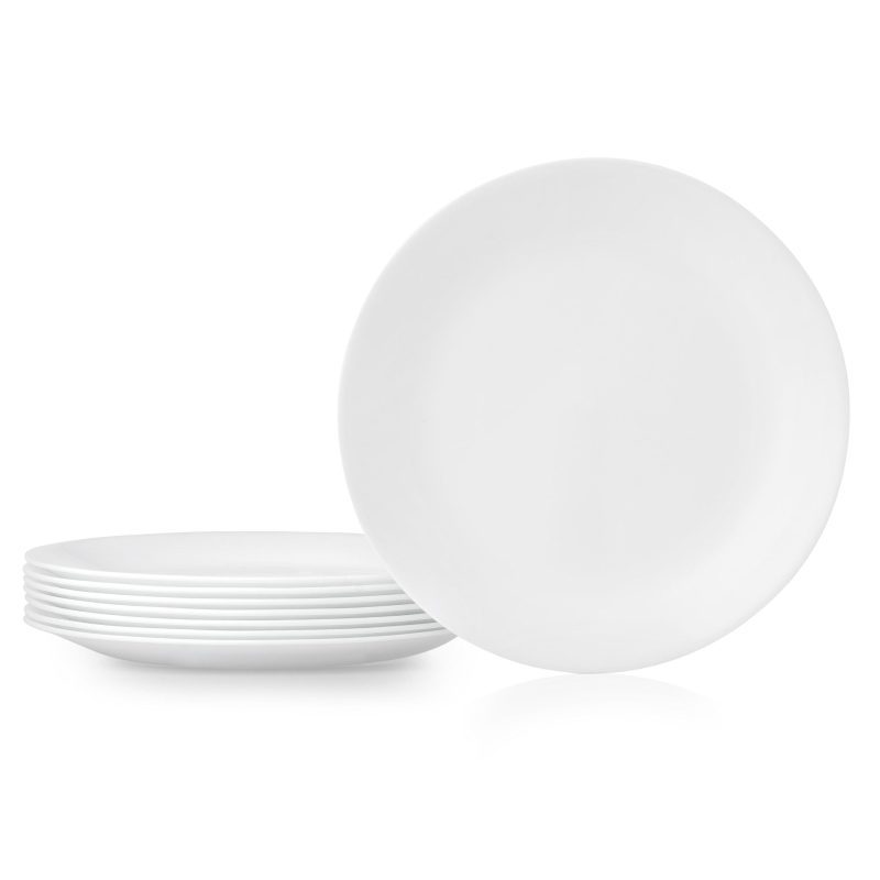 1135857 CO Tabletop Silo Square Winter Frost White Dinner Plate 8 pack 1