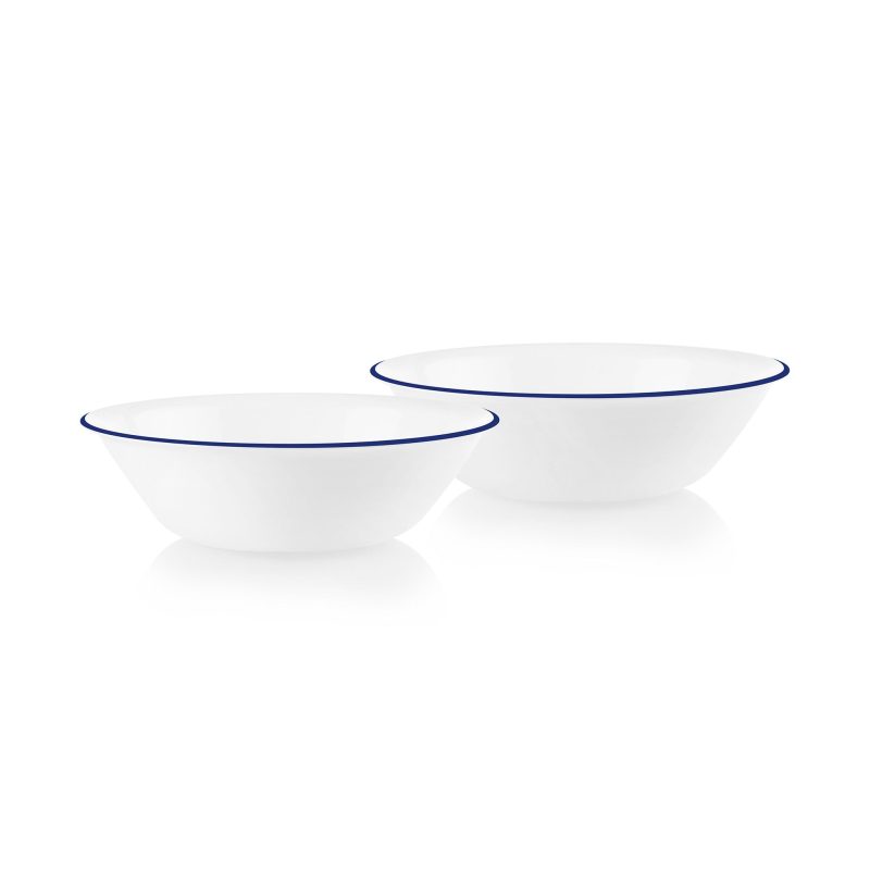 1139451 CO Tabletop Silo Square Brilliant Blue 1qt Bowl 2pk