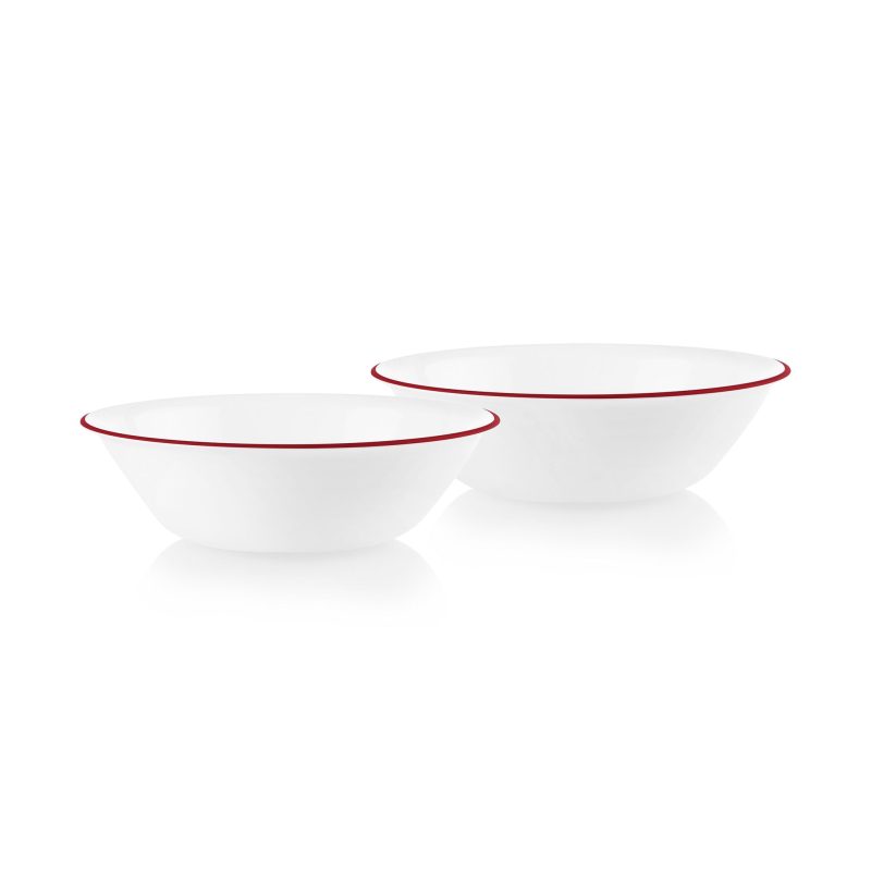 1139454 CO Tabletop Silo Square Radiant Red 1qt Bowl 2pk