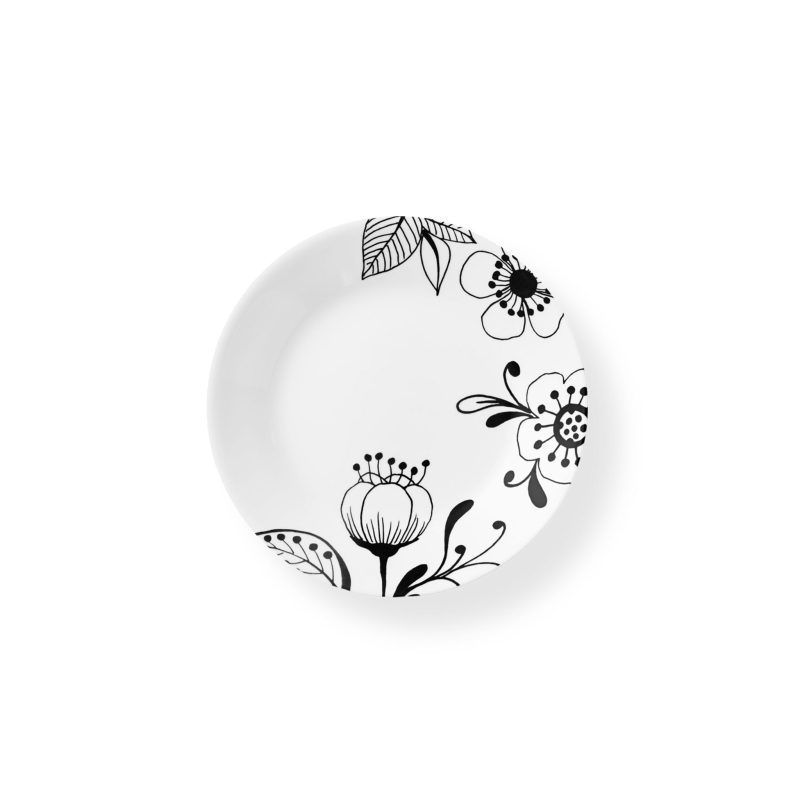 1141628 CO Tabletop Silo Square Inked Poppy Round Appetizer Plate ccb52078 8f3b 49d6 a401 ef95966df3df