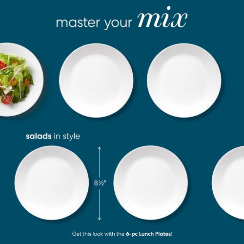 19CORELL024DotCom MYM WFW 6pkLunchPlate