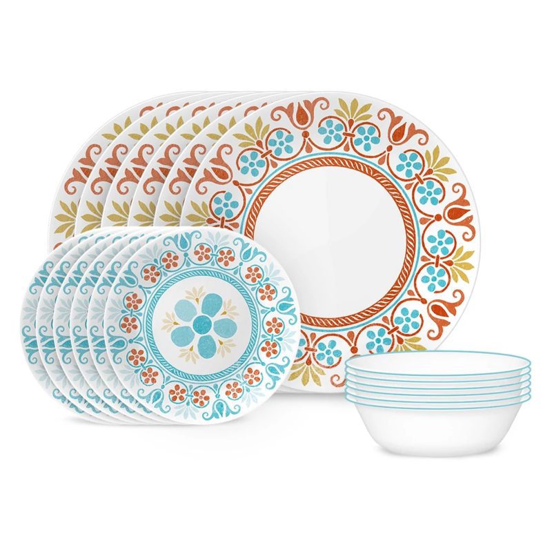 CO 1144867 Terracotta Dreams 18pc Dinnerware Set ATF Square Tile1