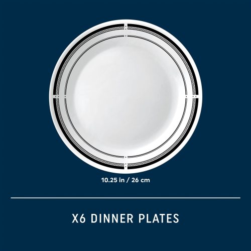 CO 1147829 Brasserie 6pc Dinner Plate ATF Square Tile5