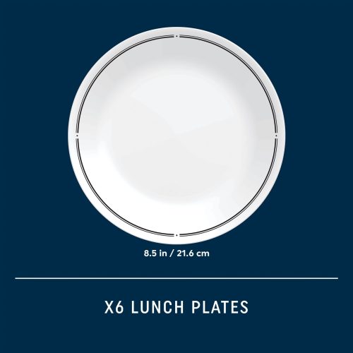 CO 1147830 Brasserie 6pc Lunch Plate ATF Square Tile5