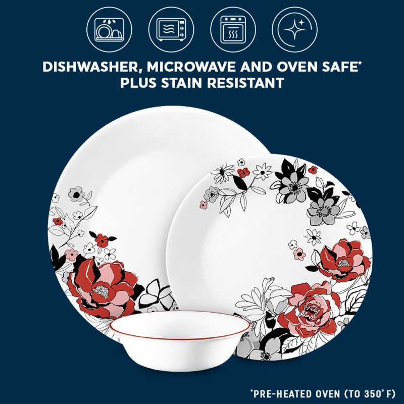 CO 1149526 Chelsea Rose 12pc Dinnerware Set ATF Square Tile3