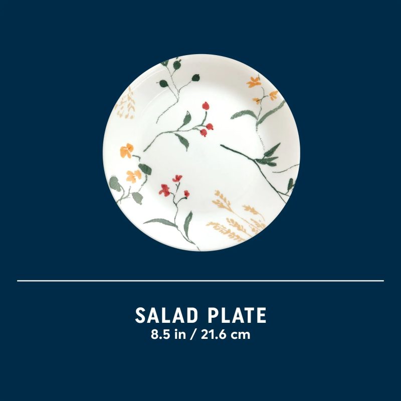 CO 1150475 Wild Flower Scatter salad plate OS ATF Square Tile6