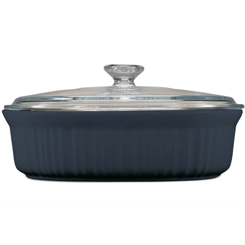 CW 1147240 French Navy 2.5QT Baking Dish ATF Square Tile1